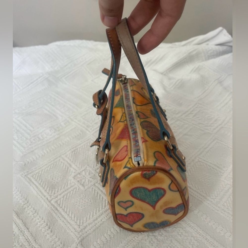 Dooney & Bourke Vintage Y2K Mini Barrel Bag Rainbow Zipper - Picture 2 of 16